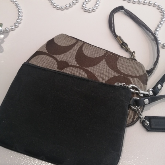 2 Coach Coin Wallets (Black & Brown/Tan)NEVER USED - Picture 2 of 5